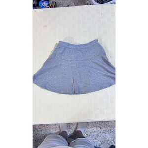 CREWCUTS J CREW TODDLER GIRLS GRAY SKIRT SIZE 6-7 SIDE ZIP